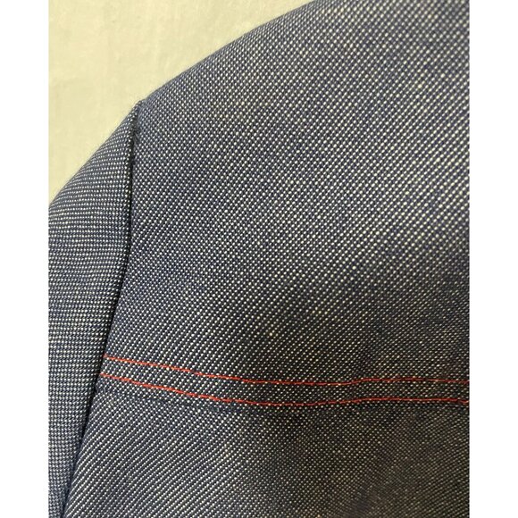 Vintage Jacket Handmade Child Embroidered Crewel Western Movie Prop Blue 1950s - Picture 8 of 10